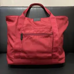 アニエスベーボヤージュ　ショルダートートバッグ　希少　レッド