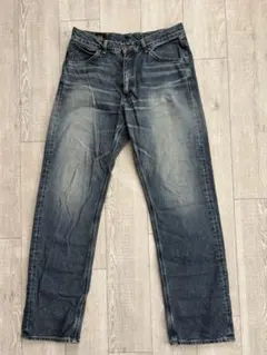 Lee ダークブルー ストレートデニム34×33