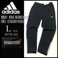 アディダス ボンデッドフリース ロングパンツ JG8518 BLACK L
