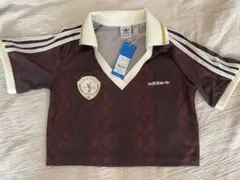 【新品未使用】アディダスオリジナルス レトロ スポーツ クロップドシャツ