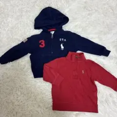 Ralph Lauren パーカー ハーフジップ 2点セット