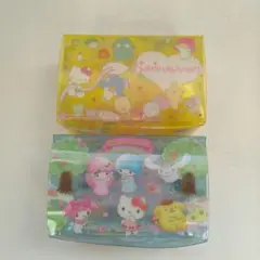 サンリオキャラクター プラスチックケース 2点セット