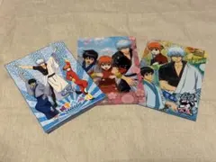 銀魂　ミニクリアファイル　坂田銀時　新八　神楽