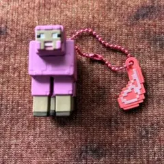 マインクラフト マスコット＆ビスケット ピンクの羊 キーホルダーのサムネイル