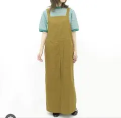 ツムグtumugu☆クラシックチノクロス 2wayサロペット ネストローブ
