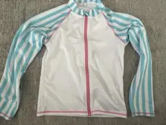 ストライプ柄ラッシュガード 130㎝