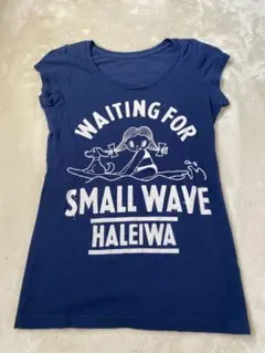 HAPPY HALEIWA Tシャツ　ネイビー　Sサイズ