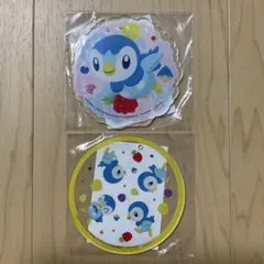 ポッチャマ　ナムコキャンペーン　プロモカード　メザスタ　ステッカー　コースター