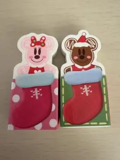 Disney 2013クリスマス 消しゴム 2種セット