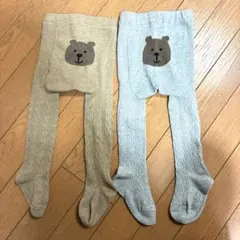 GAP くまタイツ2枚セット　12-24m