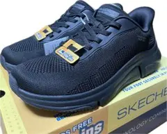 新品　スケッチャーズスリップイン　ウォーキングシューズ　ブラック