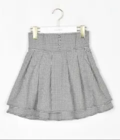 evelyn ダブルフレアSK ギンガムチェック