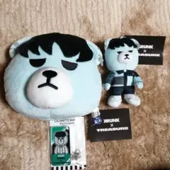 KRUNK x TREASURE ぬいぐるみパスケース＆ミニタオルセット - メルカリ