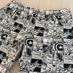 〔訳あり〕GU MARVEL メンズLサイズ　ルームウェアパンツ　ショートパンツのサムネイル