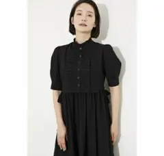 新品未使用rienda リエンダ 2WAYベストシャツワンピース ブラック
