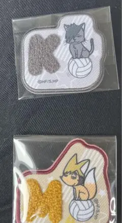 ハイキュー　ワッペン　ステッカー　宮侑 黒尾鉄朗