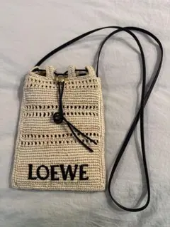 【LOEWE】ロエベ Raffia Drawstring Pocket ポケットのサムネイル