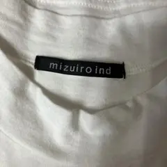 mizuiro ind ノースリーブカットソー ホワイト