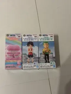 ワンピースミニフィギュア　3つセット