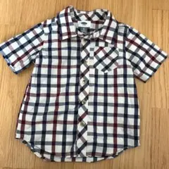 半袖シャツ ブラウス チェックシャツ