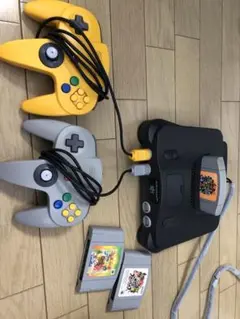 【動作品】すぐ遊べる NINTENDO64 本体 コントローラ2個 ゲーム3本