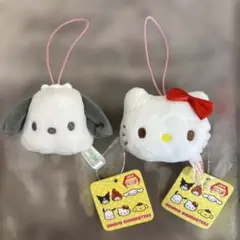 サンリオキャラクターズ マスコット 2種セット　キティ＆ポチャッコ