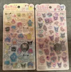 サンリオ キャラクターズ クロミ＆マイメロディ うるちゅるポップシール 2枚