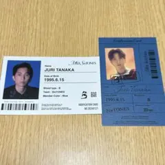 田中樹 SixTONES IDカード 2枚セット MILESixTONES