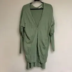 ◆期間限定◆BITTOKOグリーンロングカーディガン