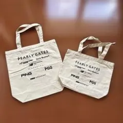 値下げ【未使用】PEARLY GATES トートバッグ2点セット