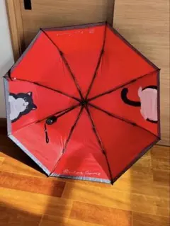 ハチワレ猫　晴雨兼用 折りたたみ傘　超撥水　UVカット　新品未使用