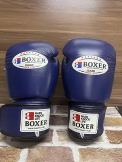 ISAMI BOXER ボクシンググローブ 16oz ネイビー