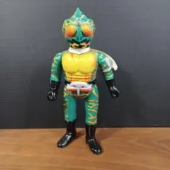 当時物　旧バンダイ製　「仮面ライダーアマゾン」　希少美品ソフビフィギュアのサムネイル
