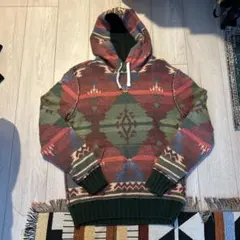 Polo by Ralph Lauren 裏サーマルパーカー　ネイティブ柄