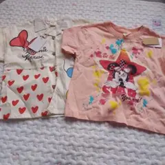 ミニーマウス Tシャツ 90cm 新品タグ付き　セット