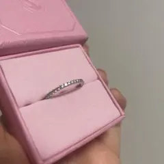 q*_様 Swarovski エタニティリング約13.5号 q*_様 Swarovski エタニティリング約13.5号 - メルカリ