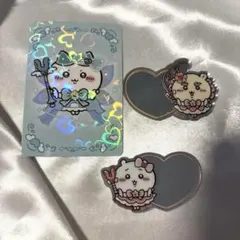 ちいかわ　ハチワレステッカー　シーサーちいかわミラー3点セット