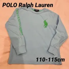 【人気♪】ラルフローレン ビッグポニー ロンT 袖ロゴ 110-115cm