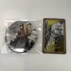 ヒロアカ原画展 ヒロアカ展 上鳴電気 コレクション缶バッジ 箔押しクリアカード