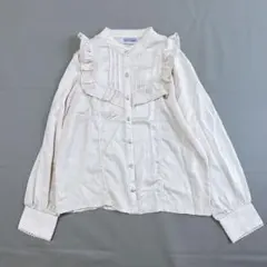 axes femme kawaii フリルブラウス レース ピンタック M