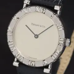 Tiffany & Co. クォーツ腕時計 シルバー/ブラック　メンズ　稼働品のサムネイル