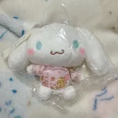 サンリオハッピーくじ　シナモン　マスコット　ぬいぐるみ　キーホルダー