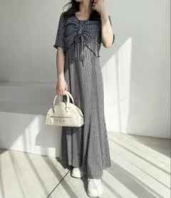 マルチ WAYで着回せる。しぼしぼセットワンピース