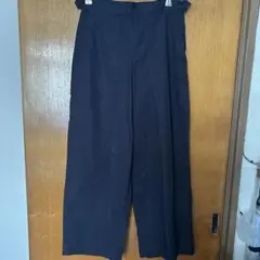 ネイビー ワイドパンツ