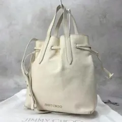 JIMMY CHOO　ジミーチュウ　巾着　バケツ　ショルダーバック　レザーのサムネイル