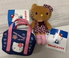 ハローキティ マスコット あしながVer. 日焼け スクールバッグ型ポーチ
