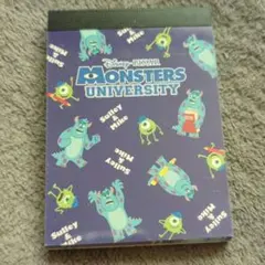 Disneyディズニー　モンスターズユニバーシティミニメモ帳モンスターズインク