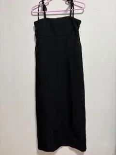 NEUNA ストラップリボンキャミロングワンピース