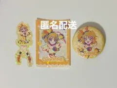 フレッシュプリキュア サンキューマート 缶バッジ ステッカー キュアパインセット