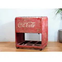 コカコーラ冷蔵庫 アンティーク 昭和初期水槽タイプ 瓶コーラ
